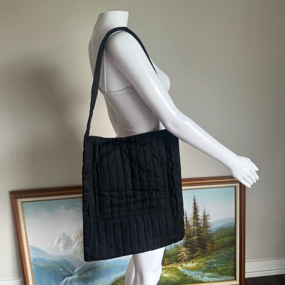 Vintage Black & Gold Geisha Print Tote Bag - Picture 5 of 5